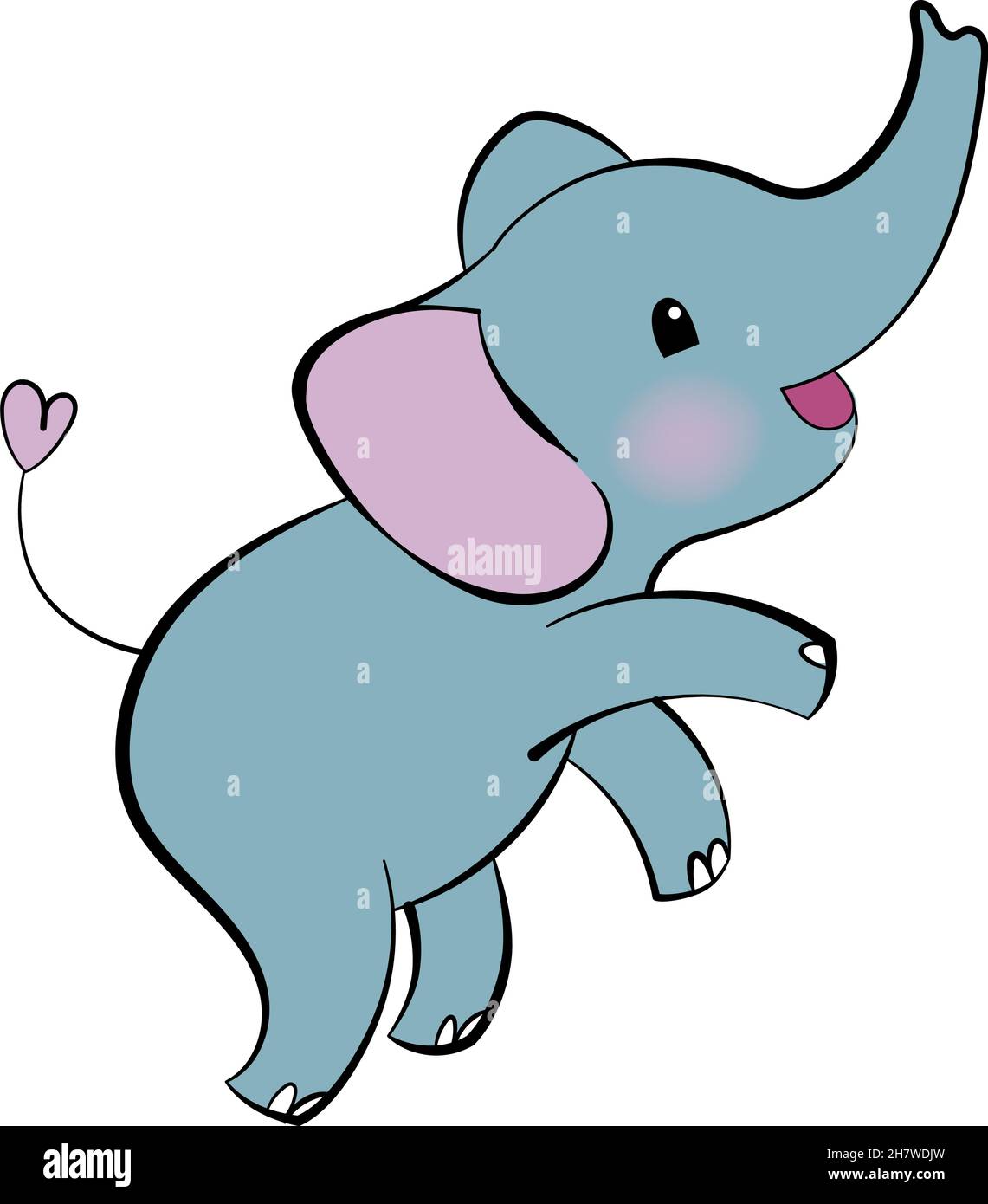 Detail Elefant Comic Einfach Nomer 7
