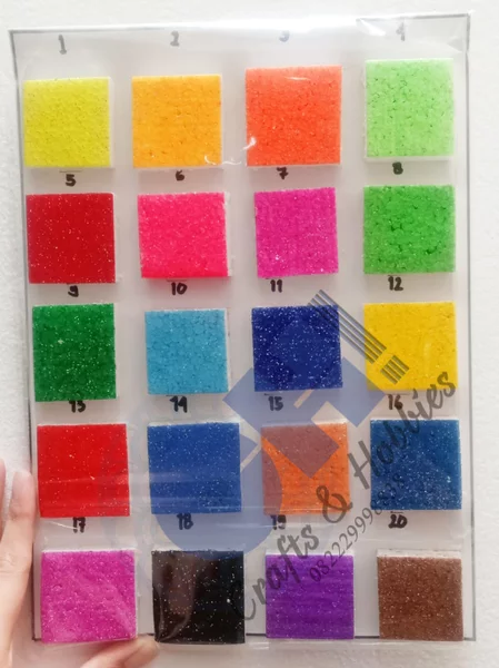 Detail Gabus Warna Warni Nomer 10