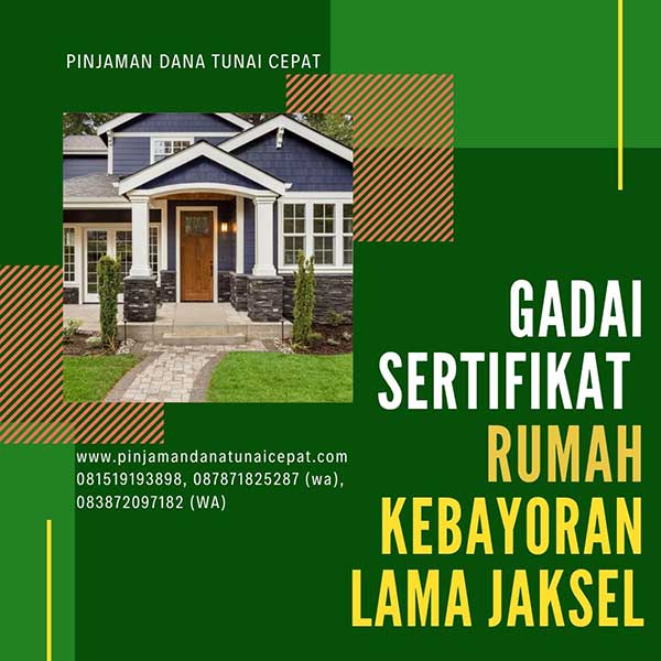 Detail Gadai Sertifikat Rumah Perorangan Jakarta Nomer 37