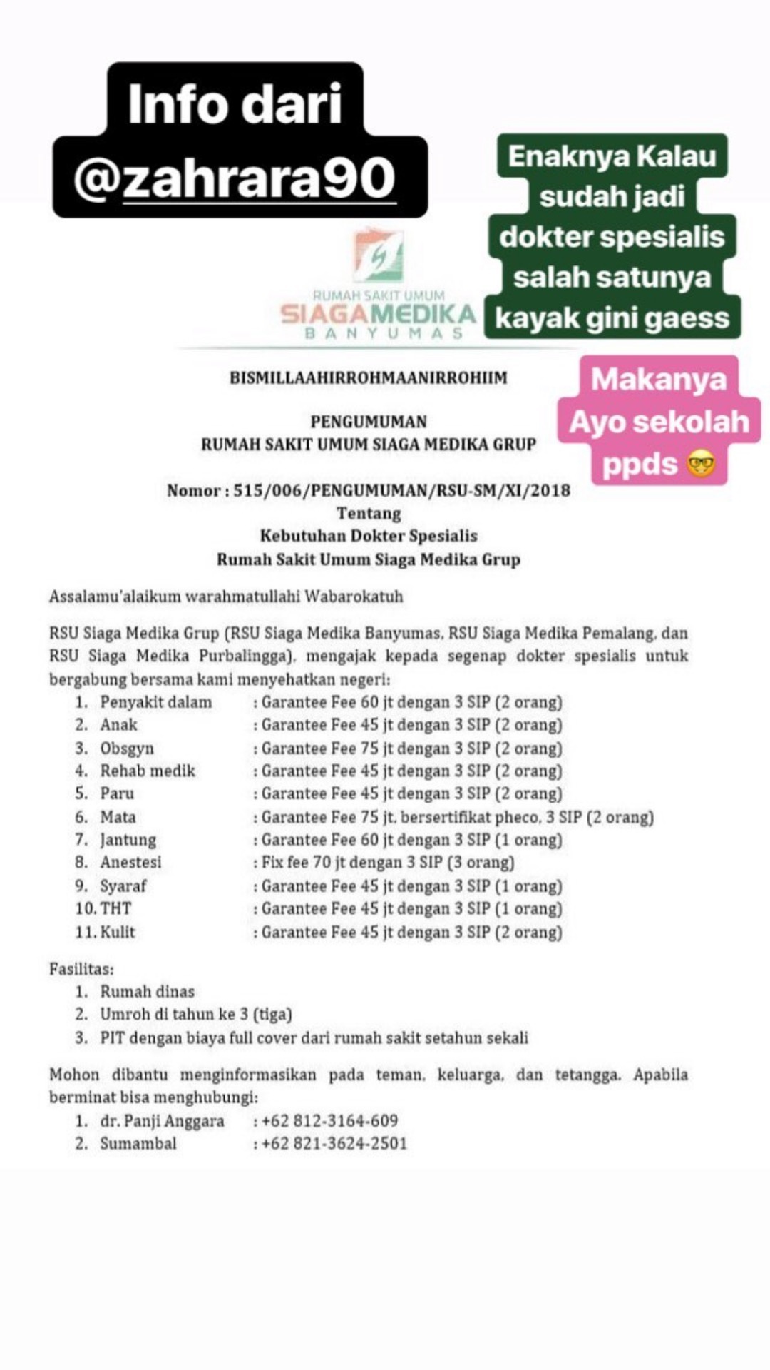 Detail Gaji Pegawai Rumah Sakit Swasta Nomer 24