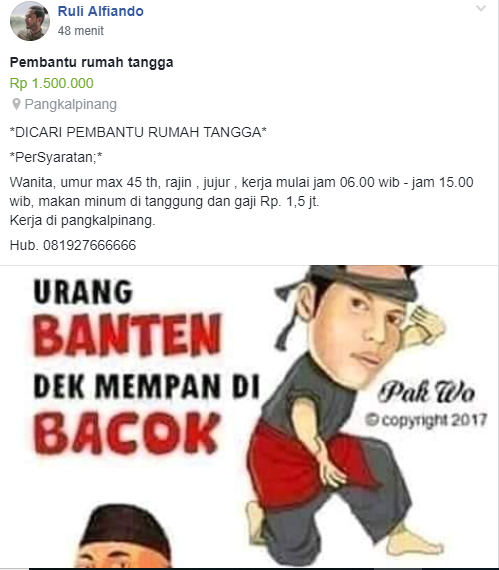 Detail Gaji Pembantu Rumah Tangga 2017 Nomer 25