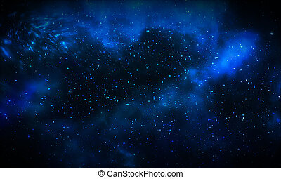 Detail Galaxy Background Blue Nomer 20