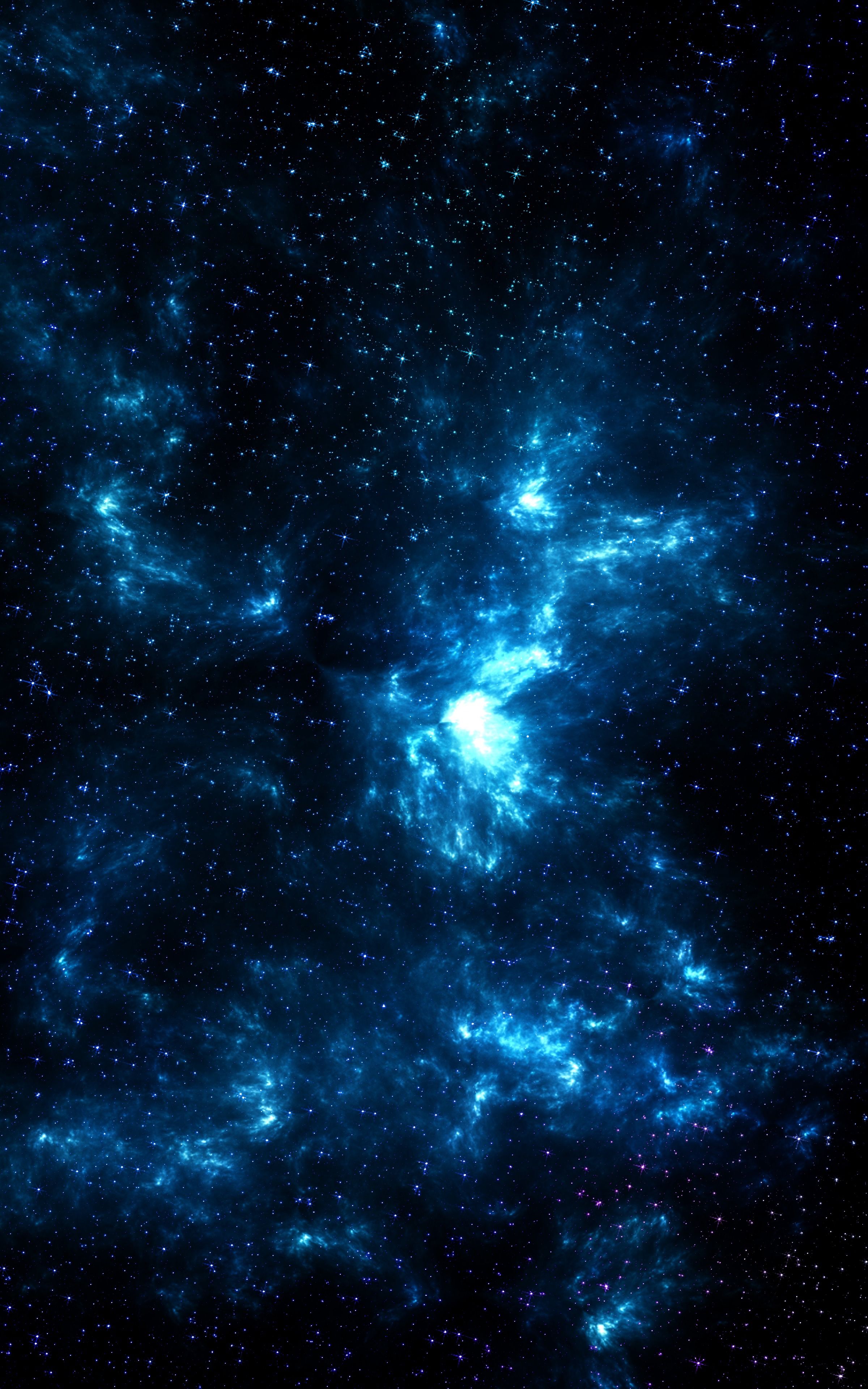 Detail Galaxy Background Blue Nomer 22