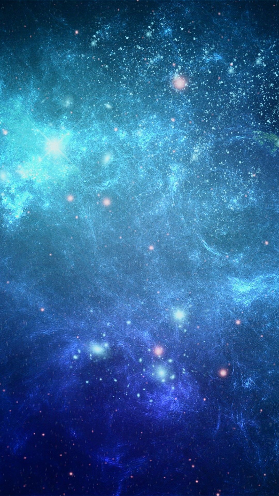 Detail Galaxy Background Blue Nomer 27