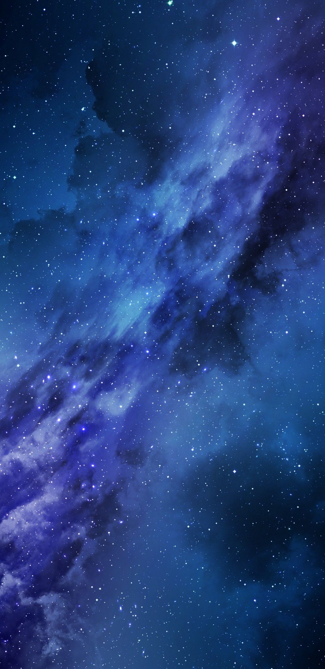 Detail Galaxy Background Blue Nomer 40