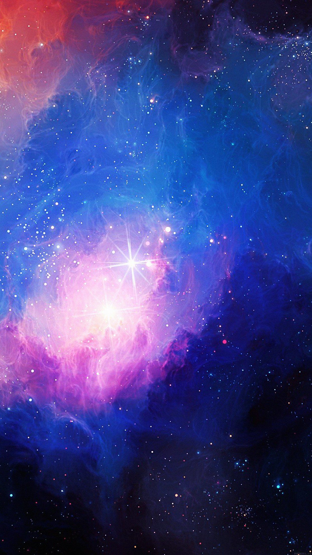 Detail Galaxy Background Blue Nomer 49