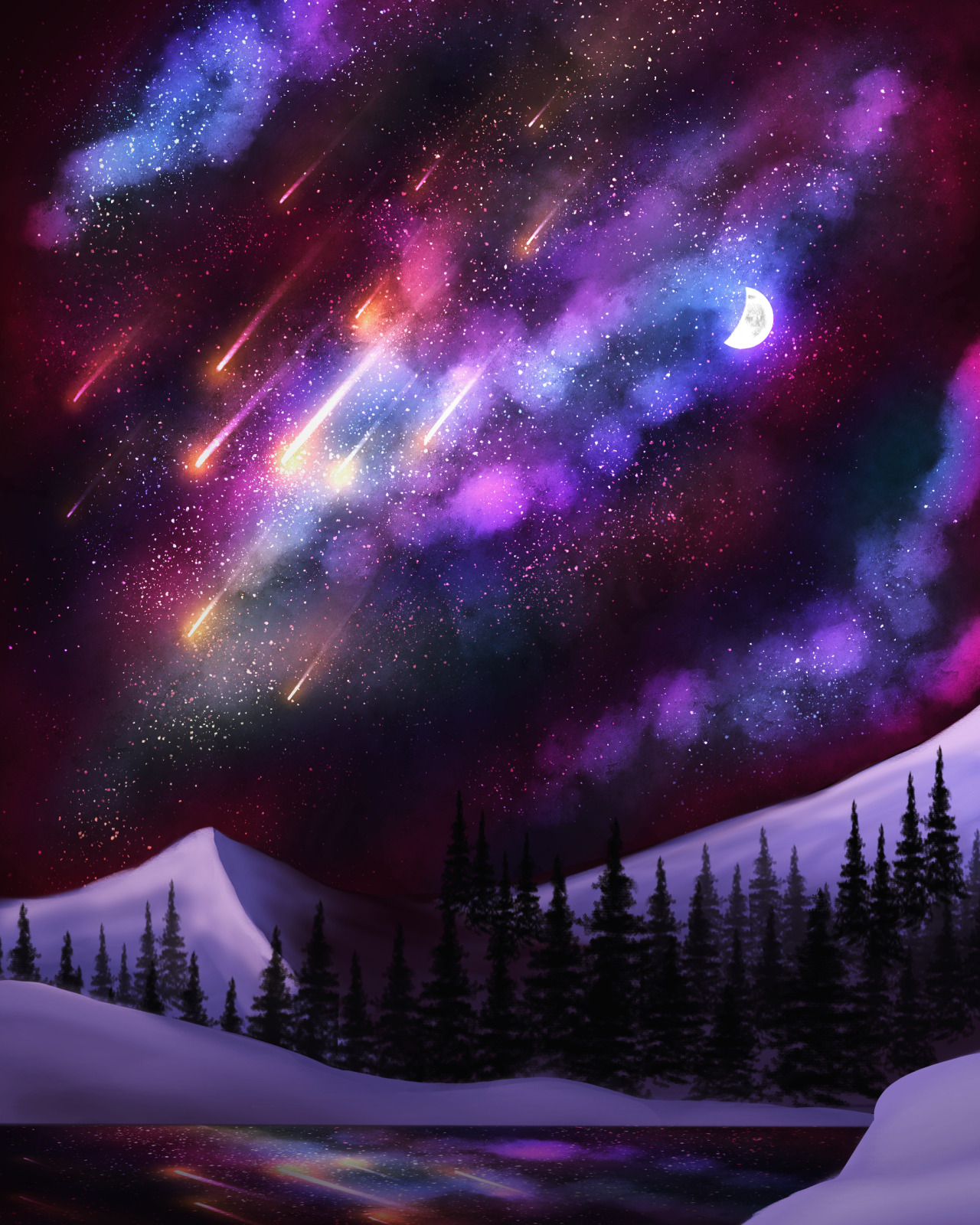 Detail Galaxy Landscape Nomer 47