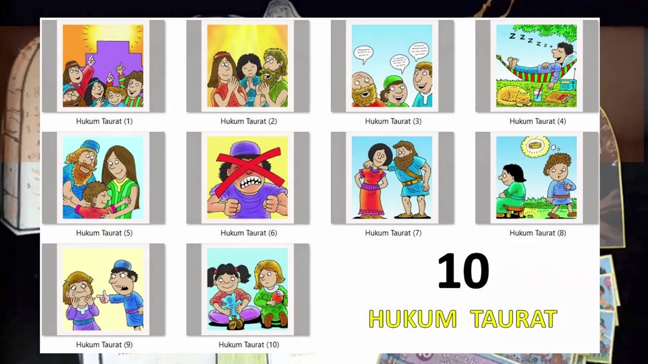 Detail Gambar 10 Hukum Taurat Nomer 24