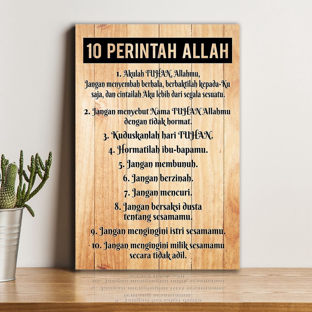 Detail Gambar 10 Perintah Allah Nomer 7