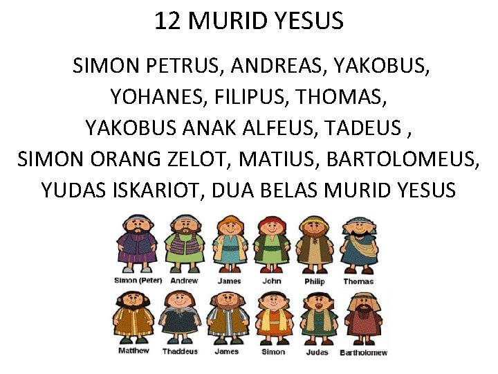 Detail Gambar 12 Murid Yesus Nomer 49