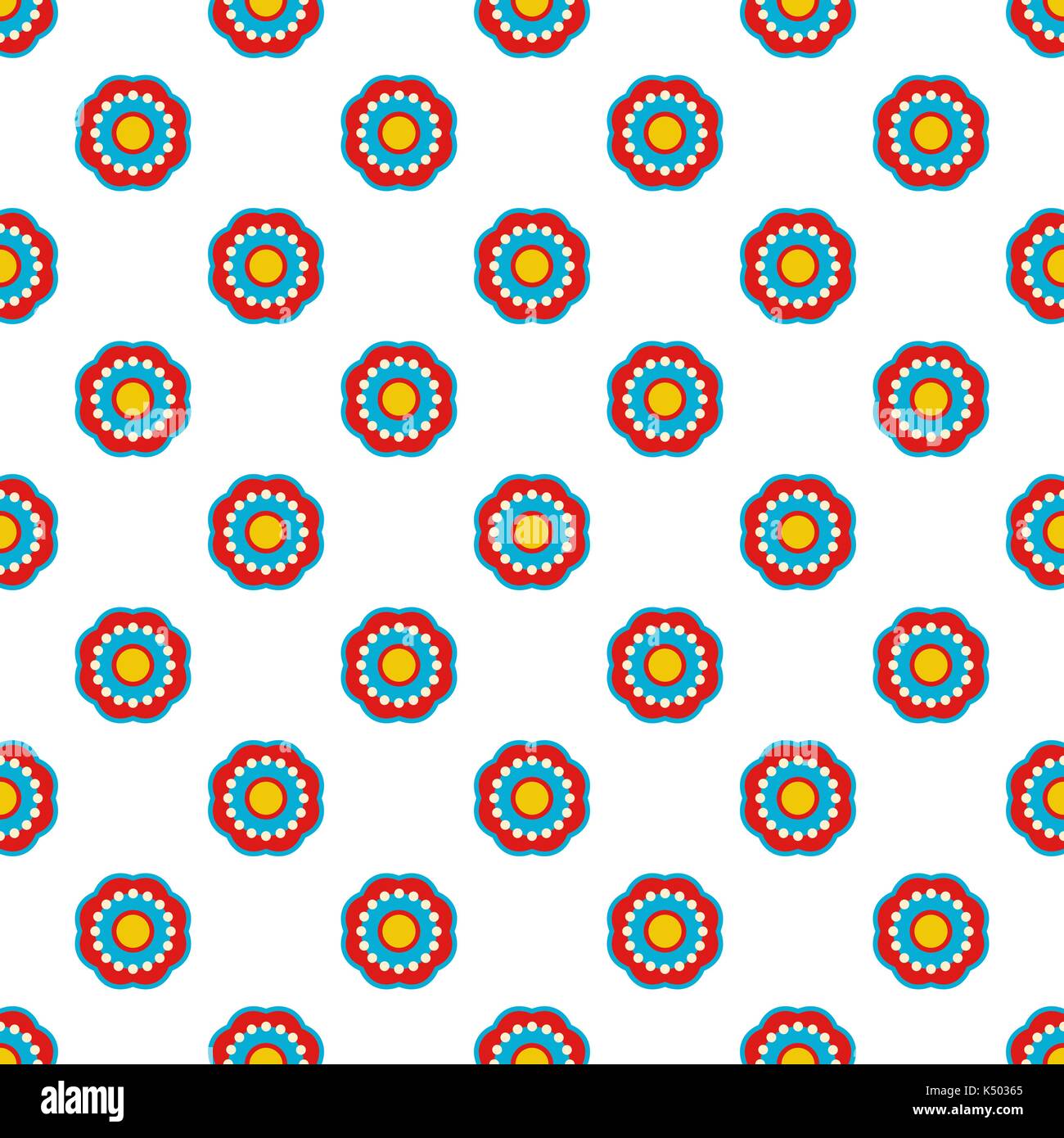Detail Pattern Geometric Flower Nomer 18