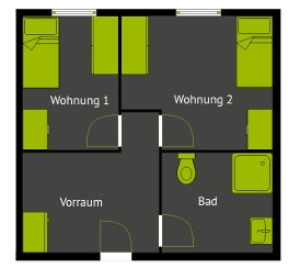 Detail Studentenwohnheim Grundriss Nomer 13