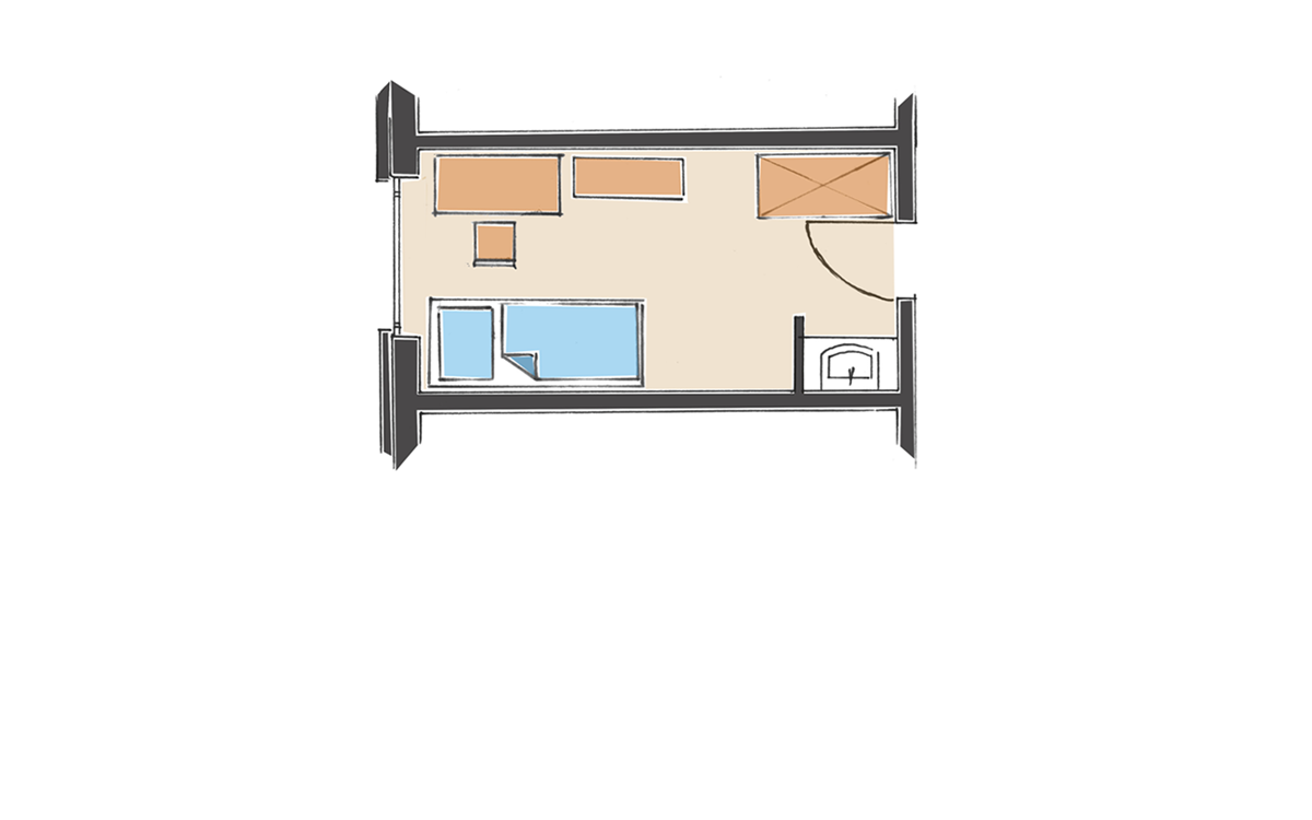 Detail Studentenwohnheim Grundriss Nomer 2