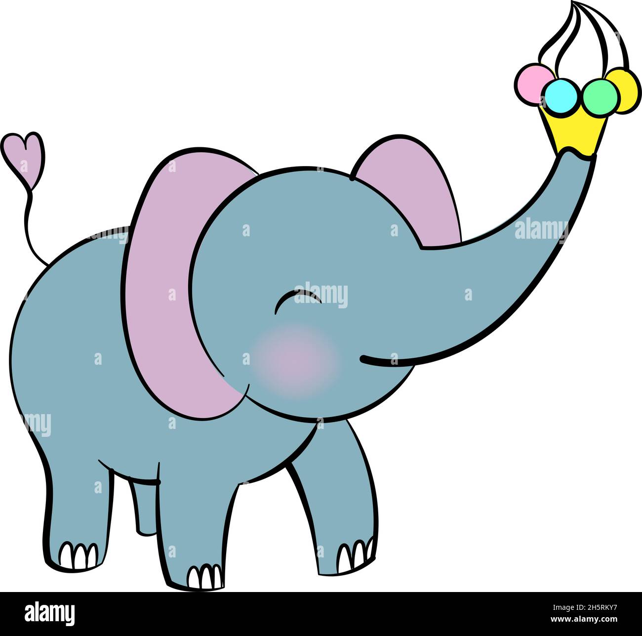 Detail Zeichnung Elefant Nomer 12