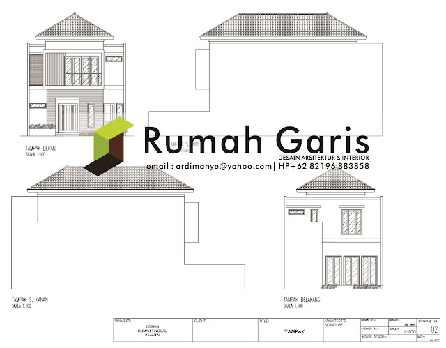 Detail Gambar 2 Dimensi Rumah Nomer 19