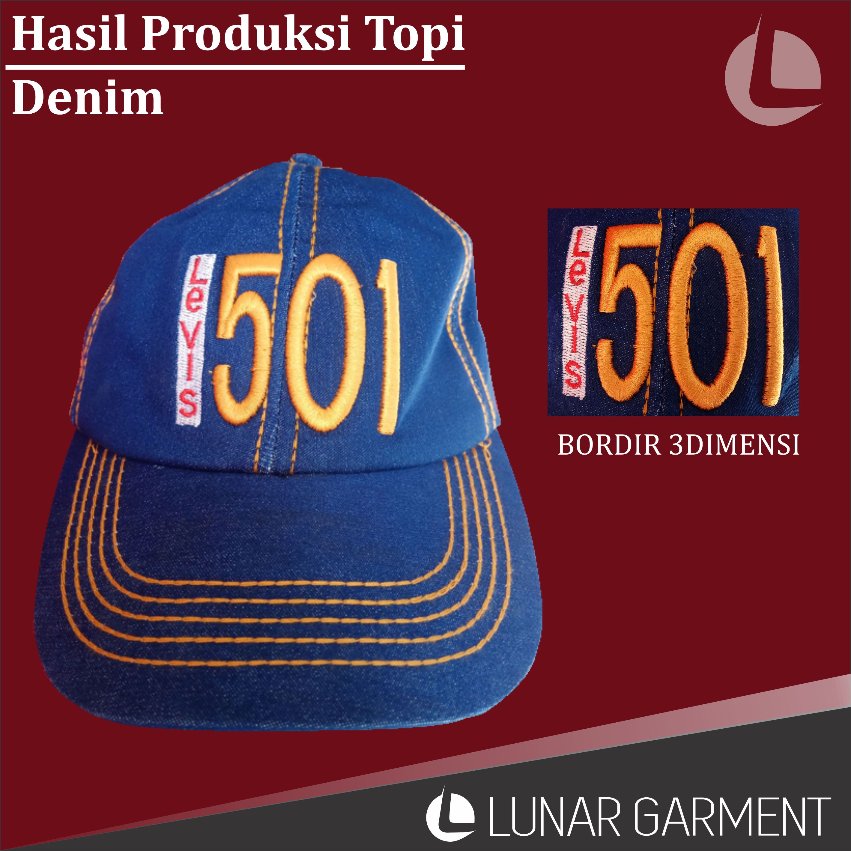 Detail Gambar 2 Dimensi Topi Nomer 36