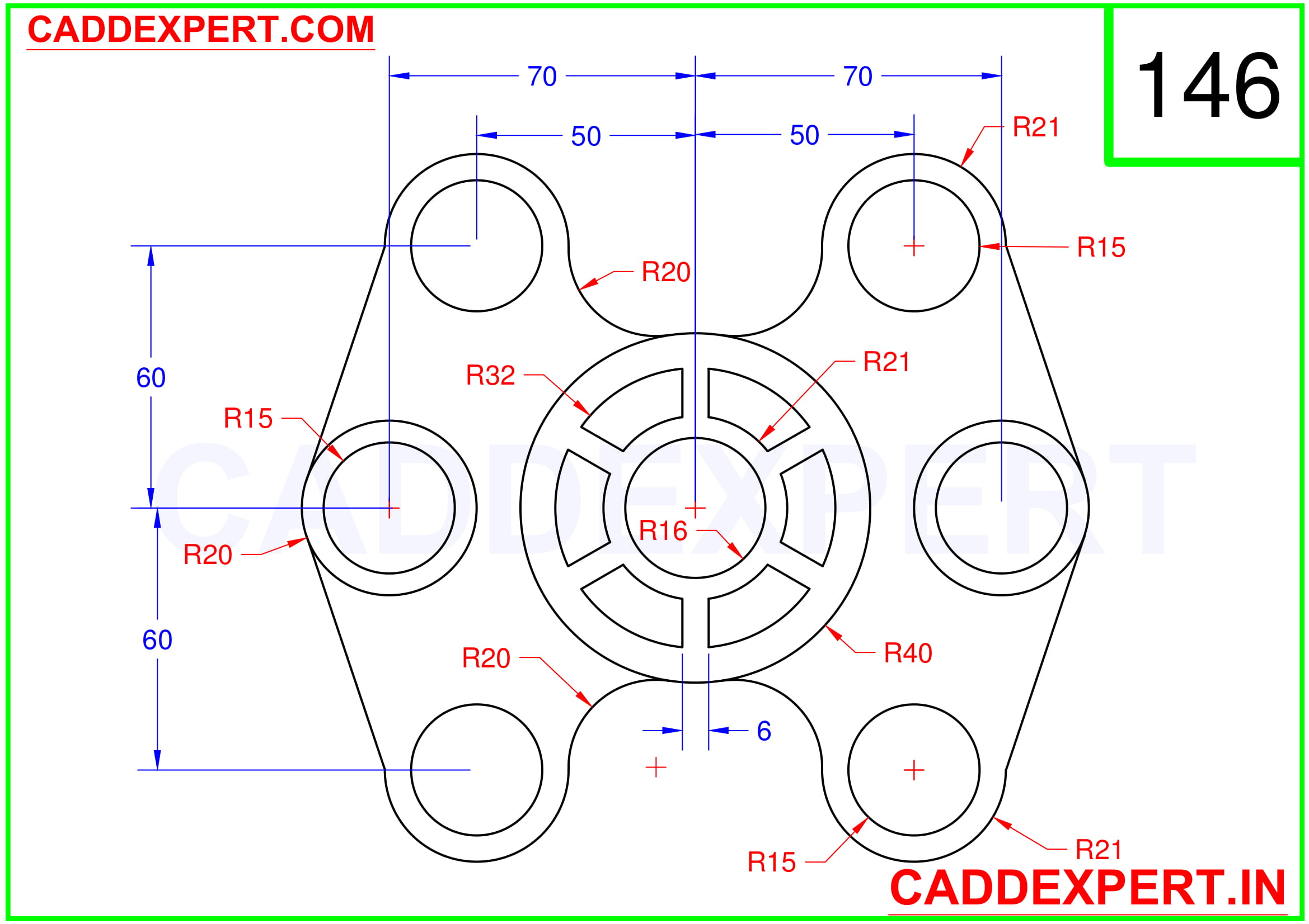 Detail Gambar 2d Di Autocad Nomer 15