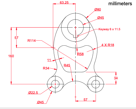 Detail Gambar 2d Di Autocad Nomer 18