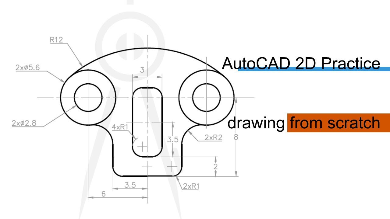 Detail Gambar 2d Di Autocad Nomer 3