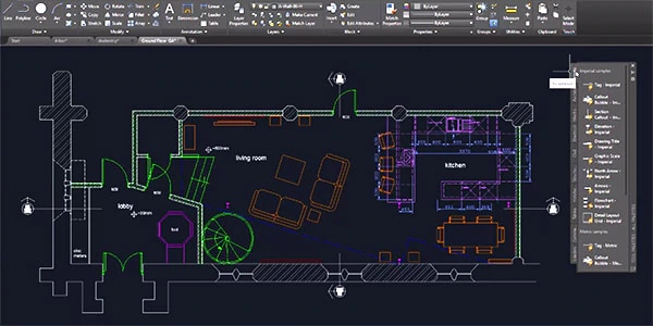 Detail Gambar 2d Di Autocad Nomer 41