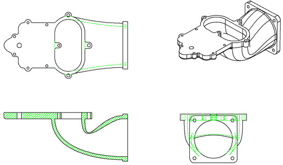 Detail Gambar 2d Di Autocad Nomer 43