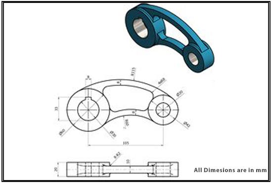 Detail Gambar 2d Di Autocad Nomer 47