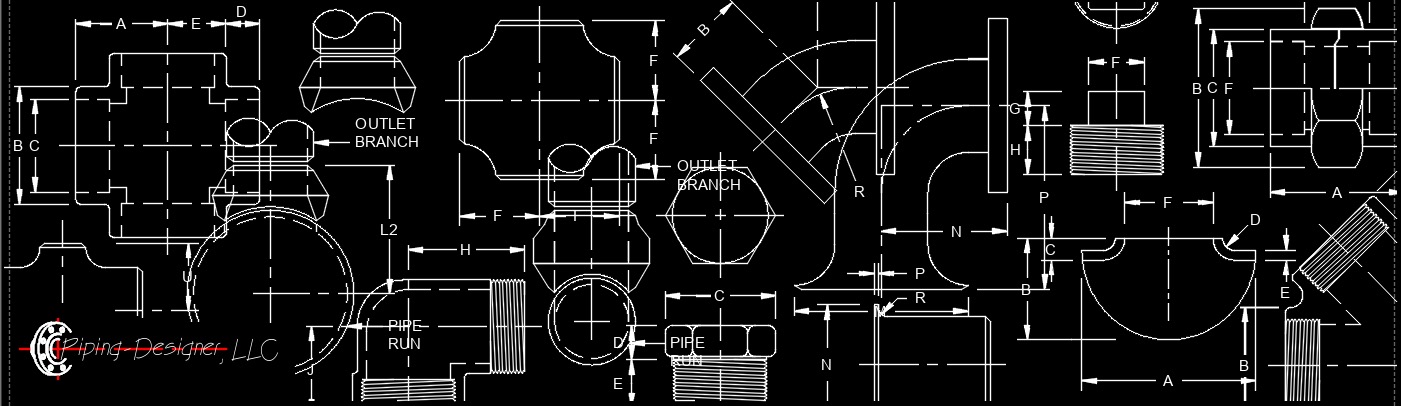 Detail Gambar 2d Split Tee Format Dwg Nomer 11