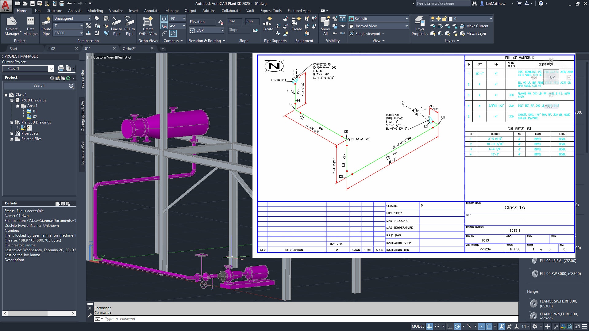 Detail Gambar 3 Dimensi Autocad Nomer 14