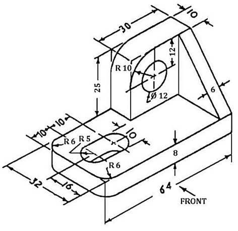 Detail Gambar 3 Dimensi Autocad Nomer 39