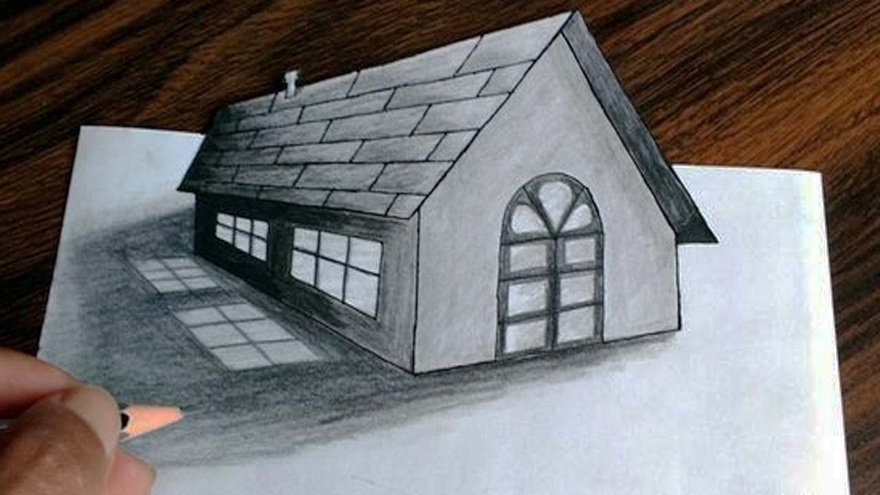 Detail Gambar 3 Dimensi Hitam Putih Nomer 40