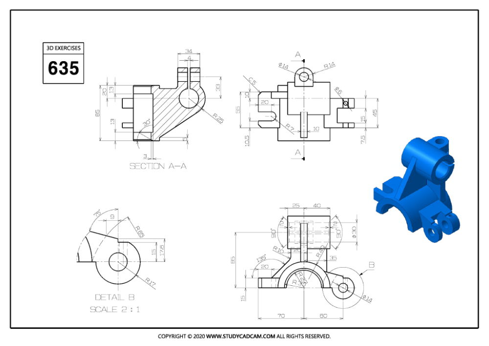 Detail Gambar 3d Autocad Nomer 36