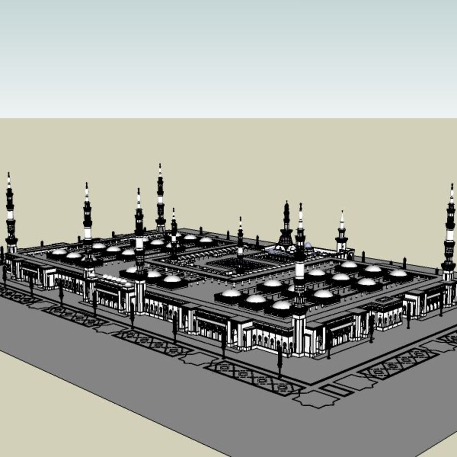 Detail Gambar 3d Masjid Nabawi Nomer 20