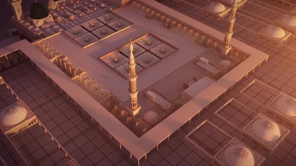 Detail Gambar 3d Masjid Nabawi Nomer 24