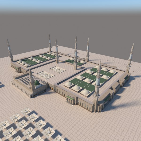 Detail Gambar 3d Masjid Nabawi Nomer 25