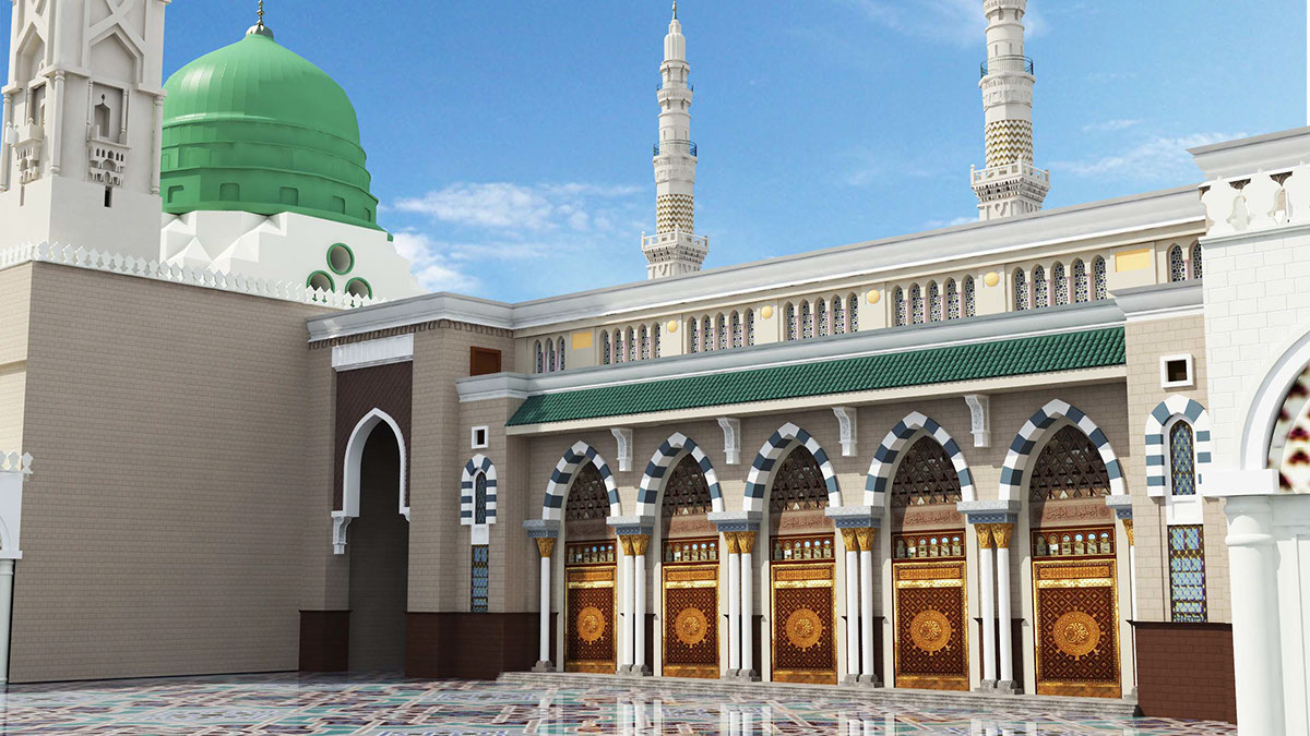 Detail Gambar 3d Masjid Nabawi Nomer 35