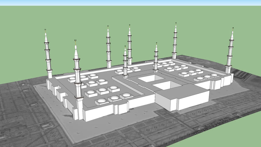 Detail Gambar 3d Masjid Nabawi Nomer 58