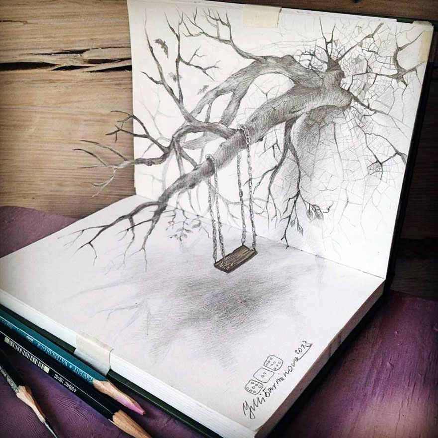 Detail Gambar 3d Pensil Gambar 3d Tangan Pensil Nomer 21