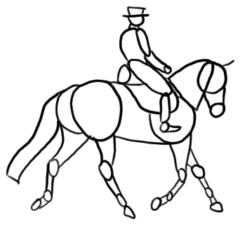 Detail Gezeichnete Pferde Nomer 6