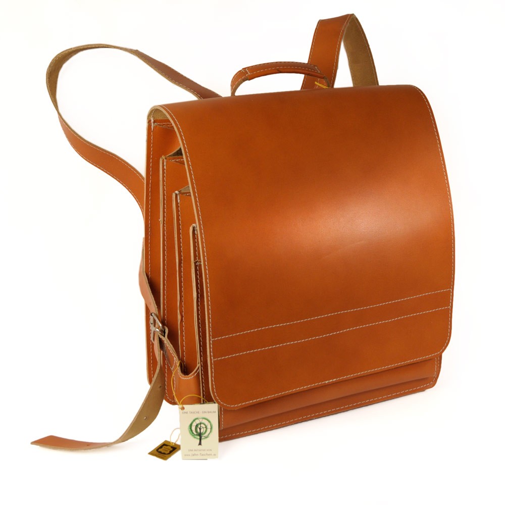 Detail Brauner Lederrucksack Nomer 9