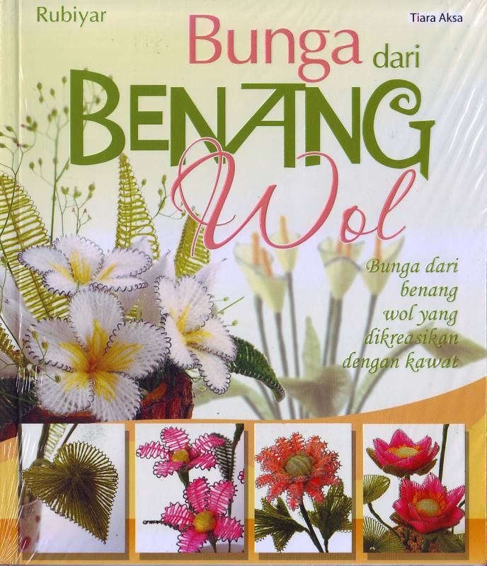 Detail Bunga Dari Benang Wol Nomer 40