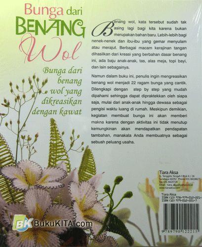 Detail Bunga Dari Benang Wol Nomer 51