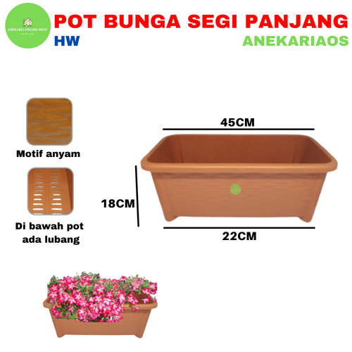 Detail Bunga Di Pot Panjang Nomer 51
