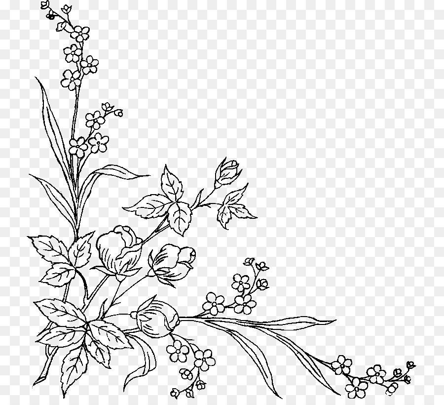 Detail Bunga Hitam Putih Png Nomer 50