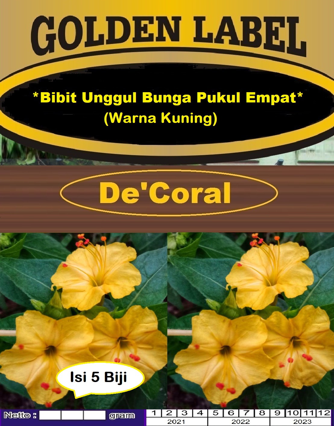 Detail Bunga Jam 7 Nomer 52