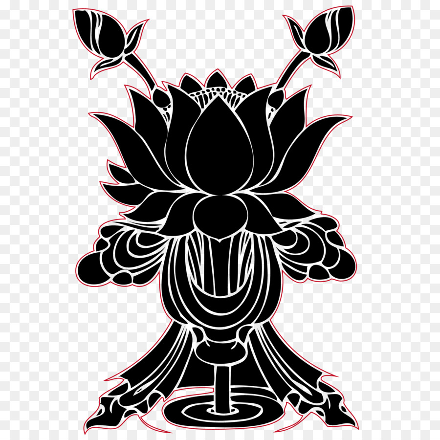 Detail Bunga Lotus Vector Nomer 24