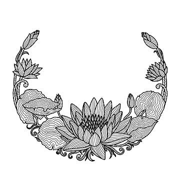 Detail Bunga Lotus Vector Nomer 36