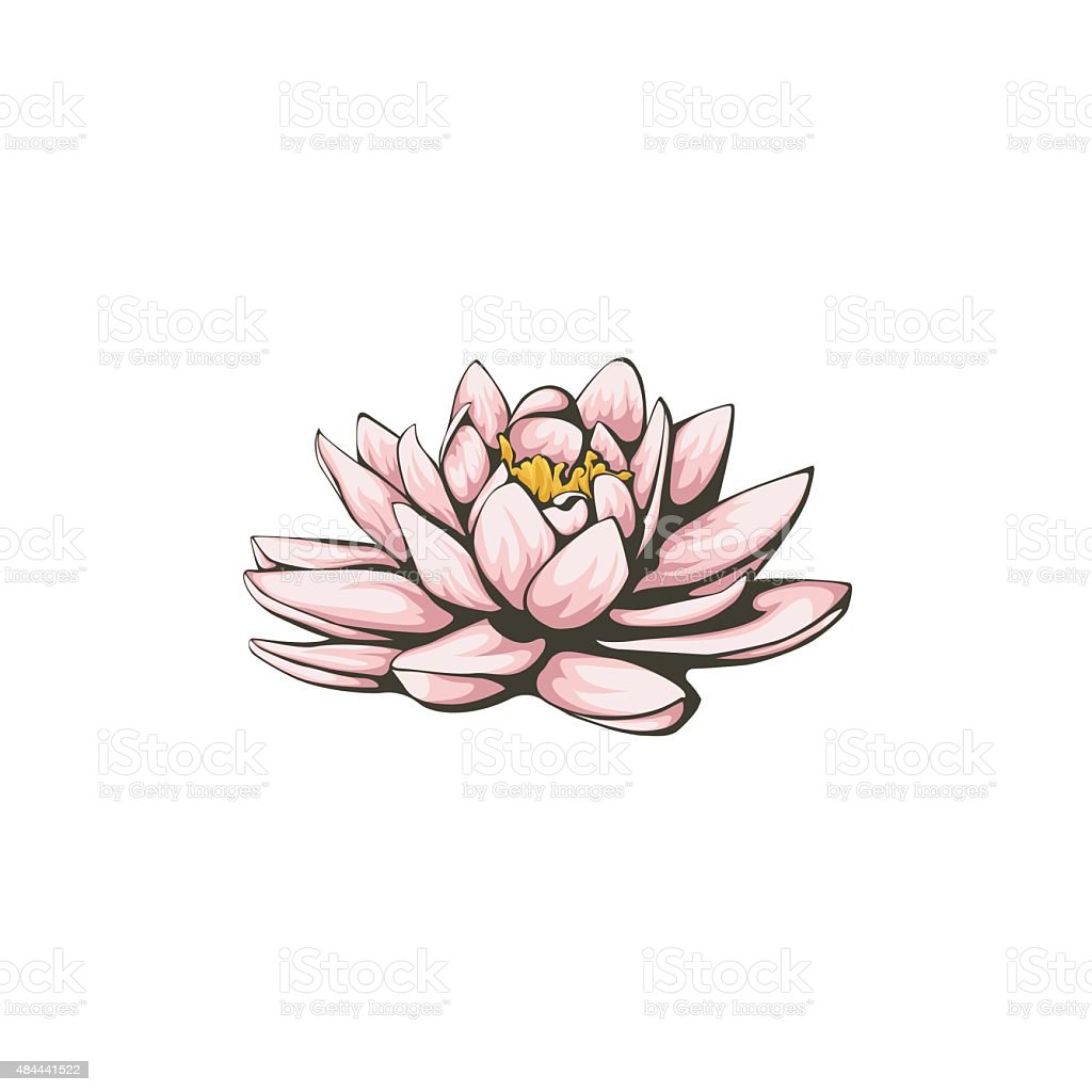 Detail Bunga Lotus Vector Nomer 7