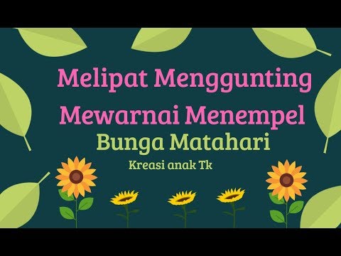 Detail Bunga Matahari Gambar Anak Tk Nomer 29