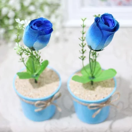 Detail Bunga Mawar Biru Dongker Nomer 23