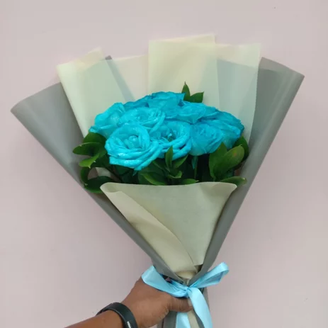 Detail Bunga Mawar Biru Dongker Nomer 35